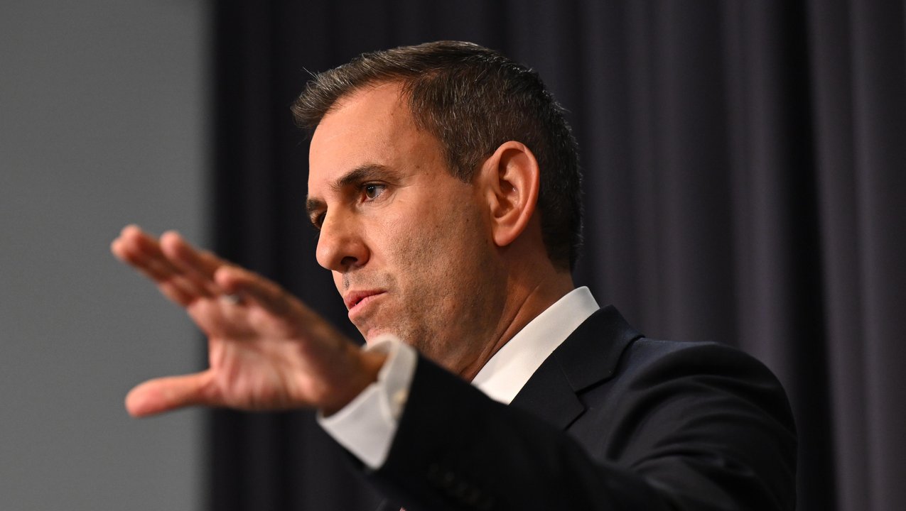 Treasurer Jim Chalmers Speaks to Journalists