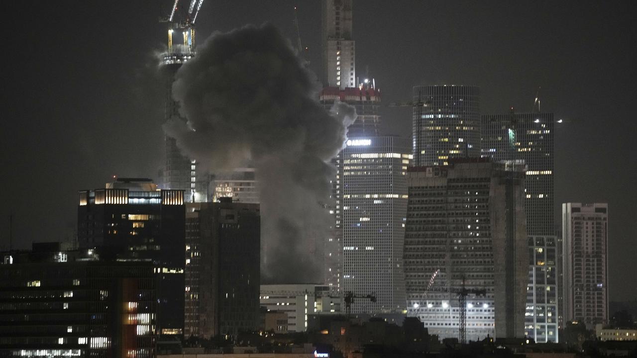 A missile strikes Tel Aviv