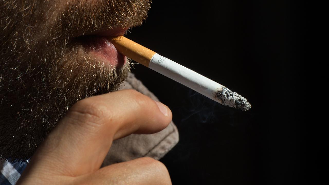 Someone smoking