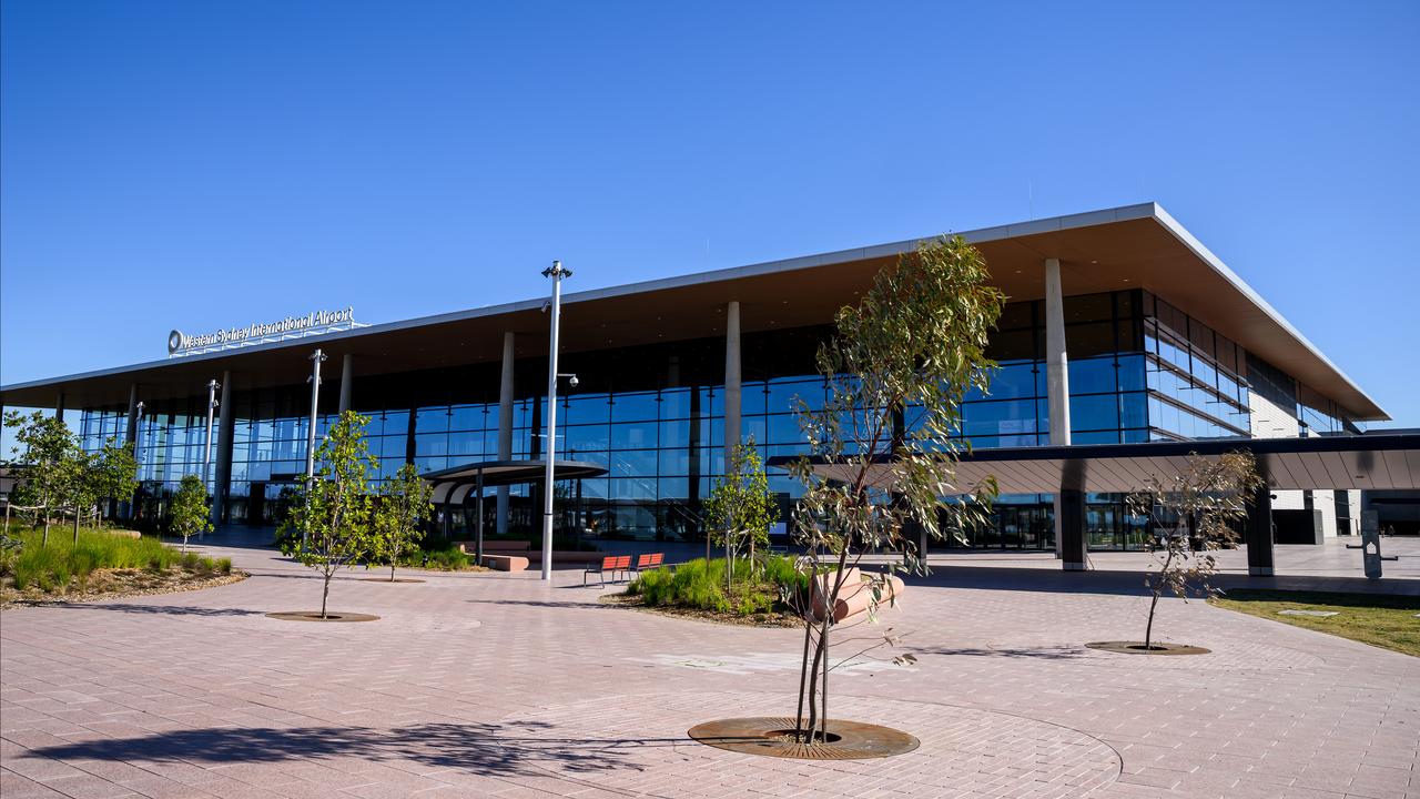 The new Western Sydney International Airport terminal in Sydney