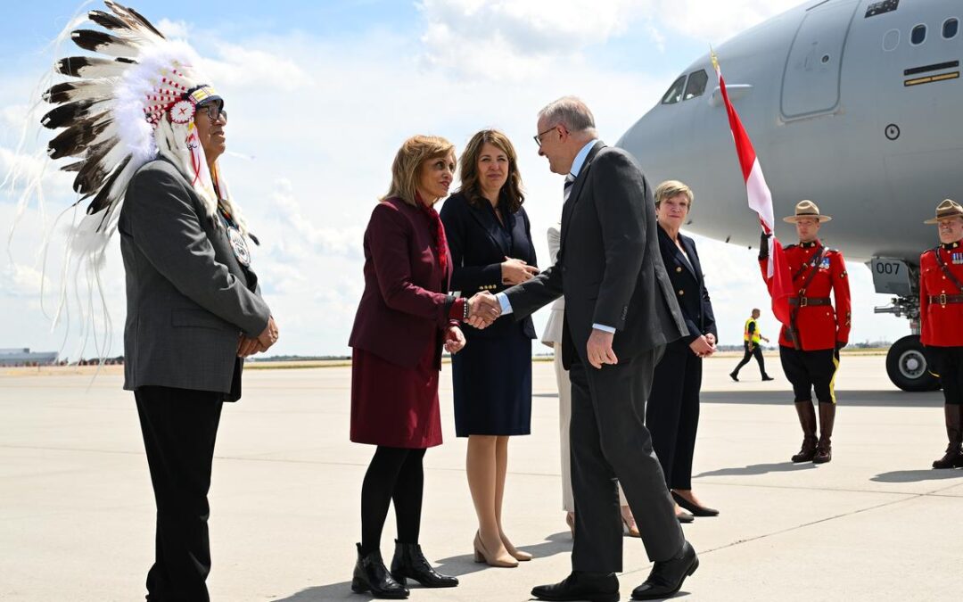 PM arrives in Canada ahead of Trump tariff sit down