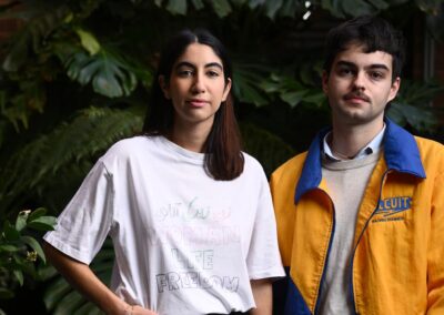 Friends united by concern for family in Iran and Israel