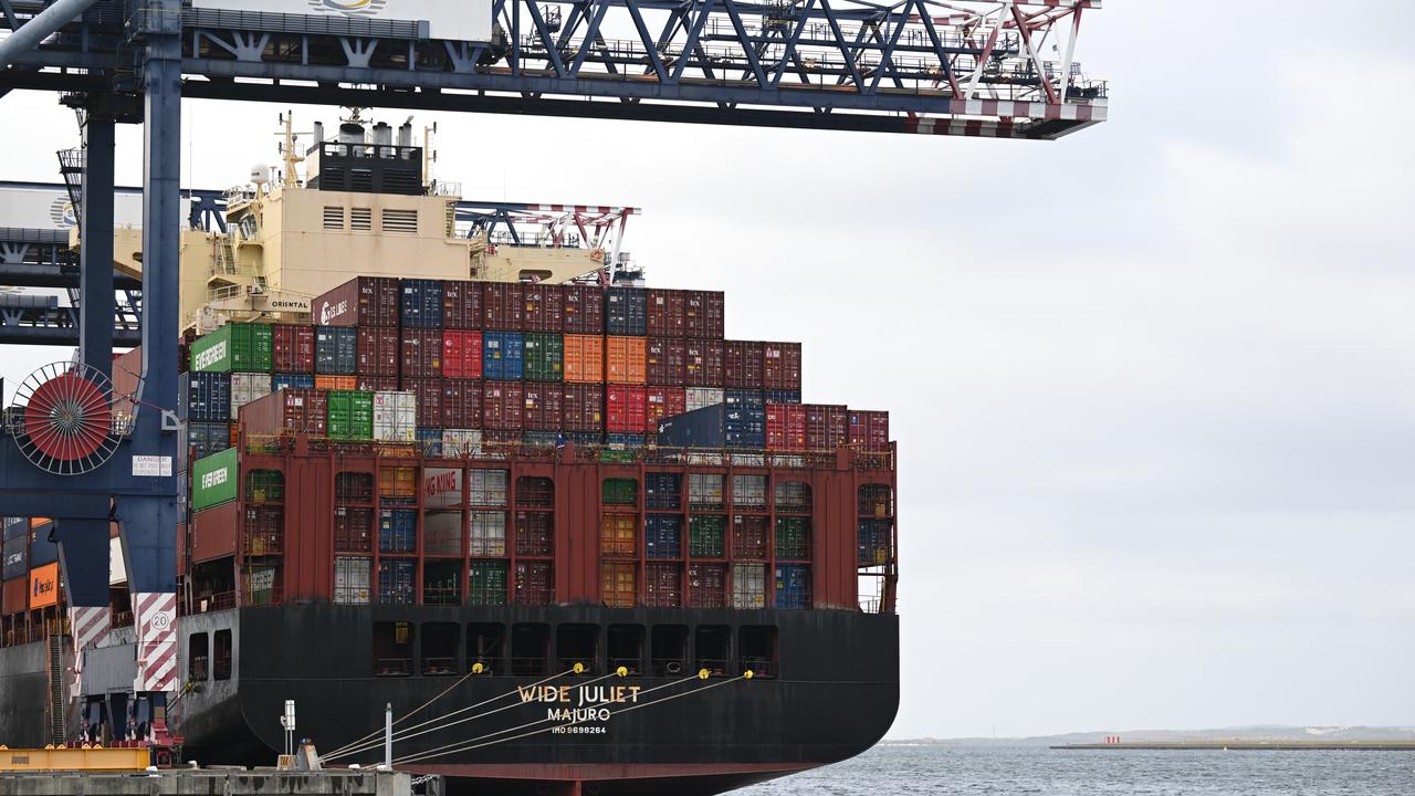A container ship