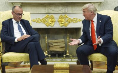 Trump, Merz discuss Ukraine and trade in Oval Office