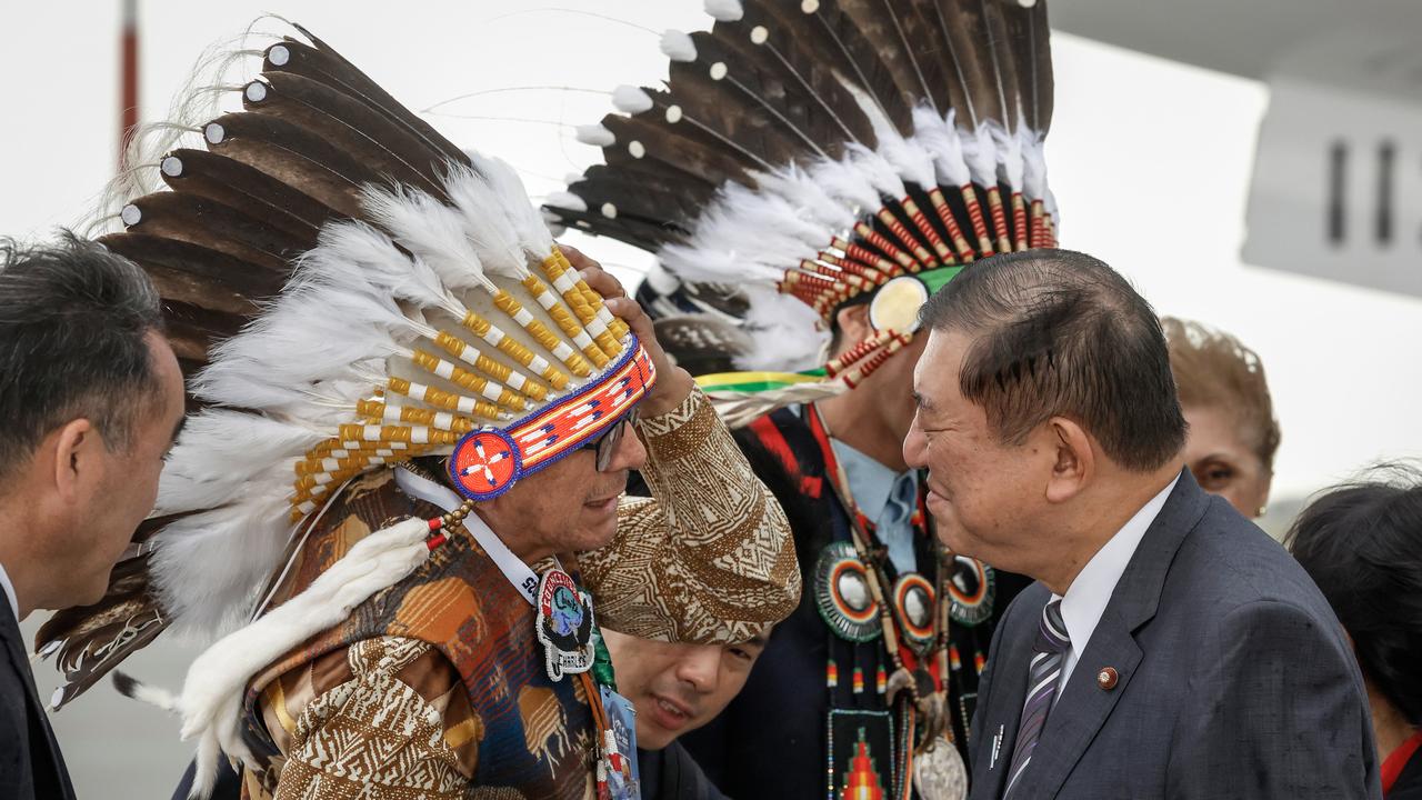 Japanese Prime Minister Shigeru Ishiba arrives in Canada