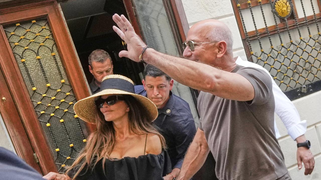 Lauren Sanchez and Jeff Bezos