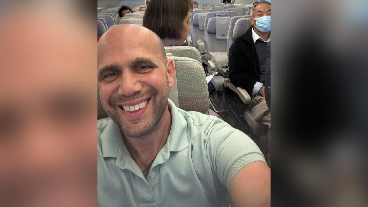Yoash Dvir on a plane