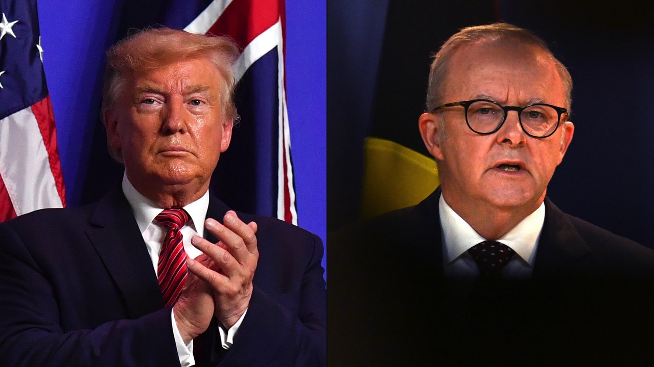 Donald Trump and Anthony Albanese
