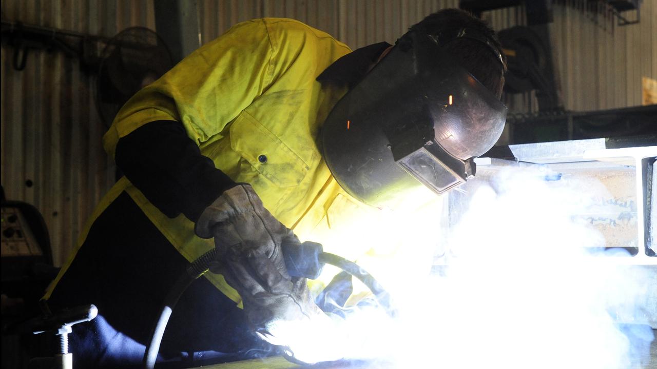 Trainee steelworker at One Steel in Melbourne