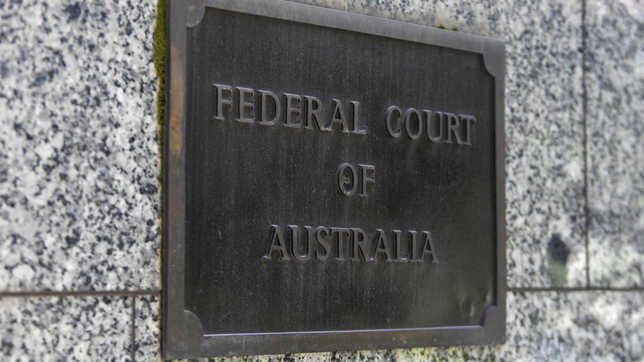 Signage for the Federal Court (file image)