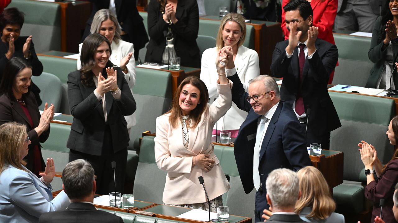 Anthony Albanese and Ali France