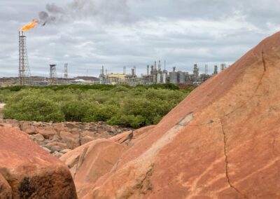 Evidence acidic pollution is damaging ancient rock art