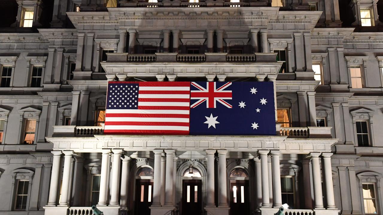 The US and Australian flags (file image)