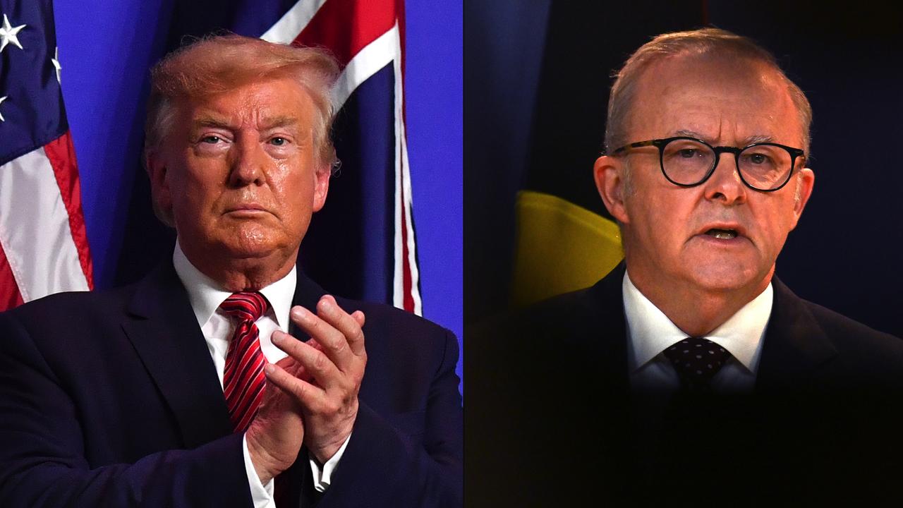 US President Donald Trump and Prime Minister Anthony Albanese