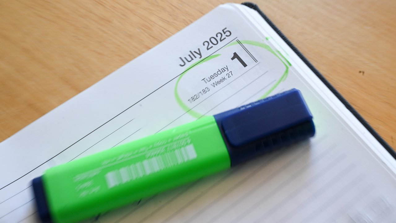 A diary showing July 1, 2025
