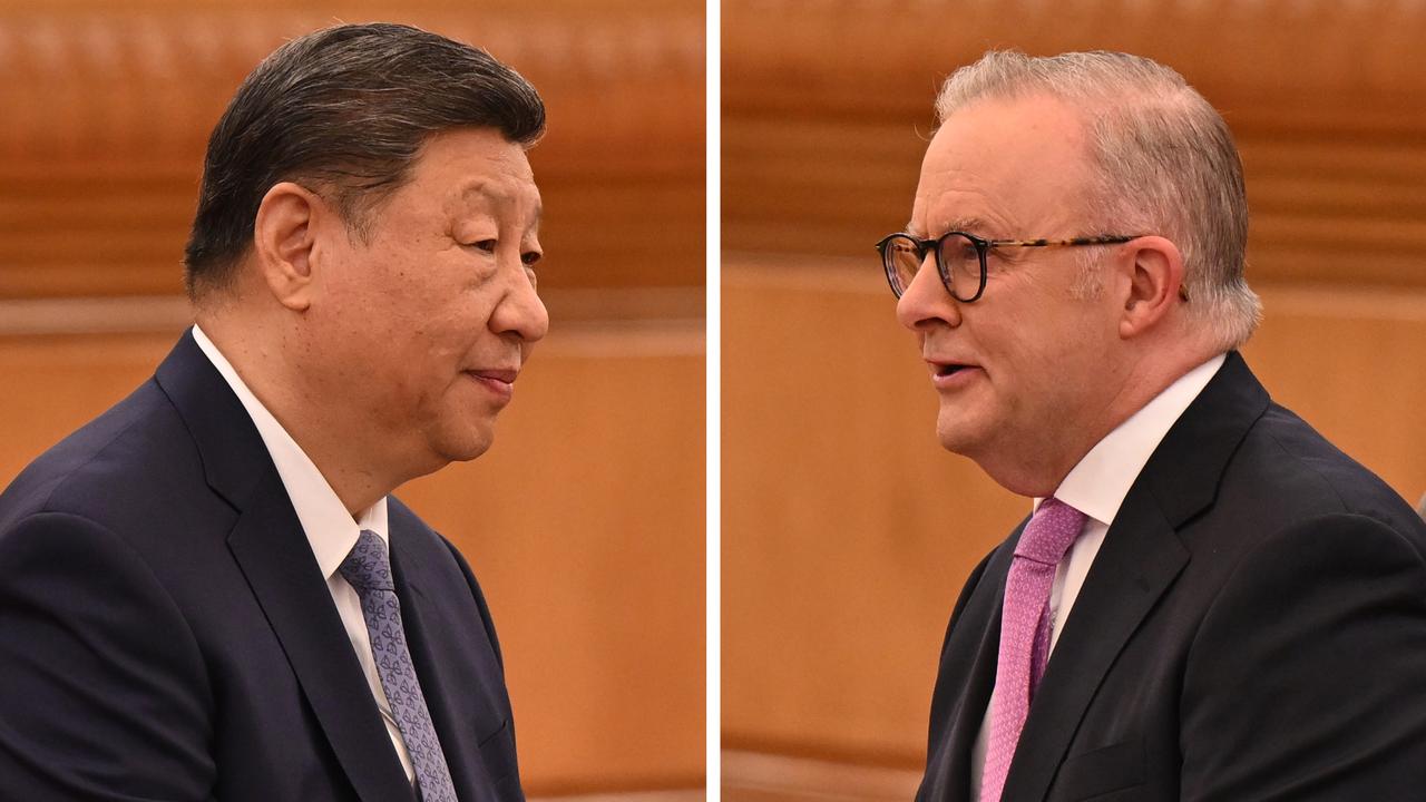 China's President Xi Jinping and Prime Minister Anthony Albanese