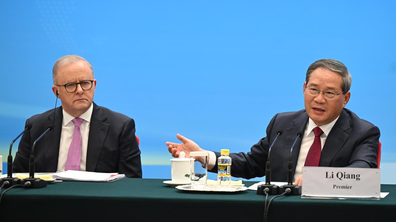 Anthony Albanese and Li Qiang
