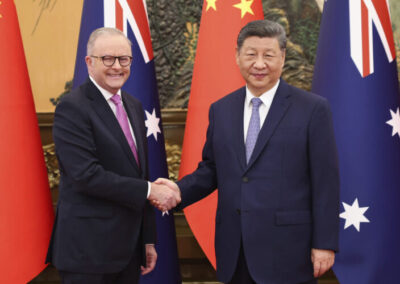 Albanese visits China, meets Xi Jinping, sky does not fall