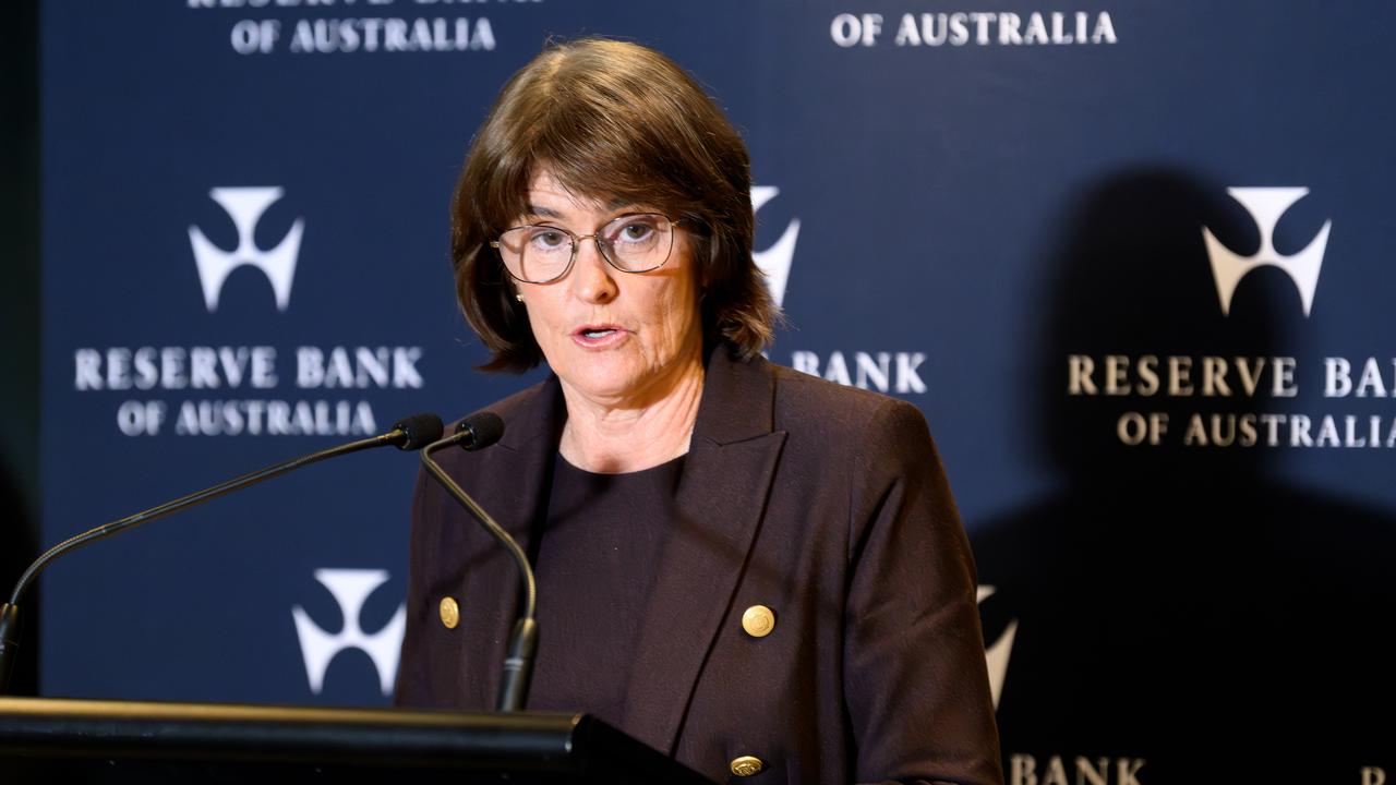RBA governor Michele Bullock