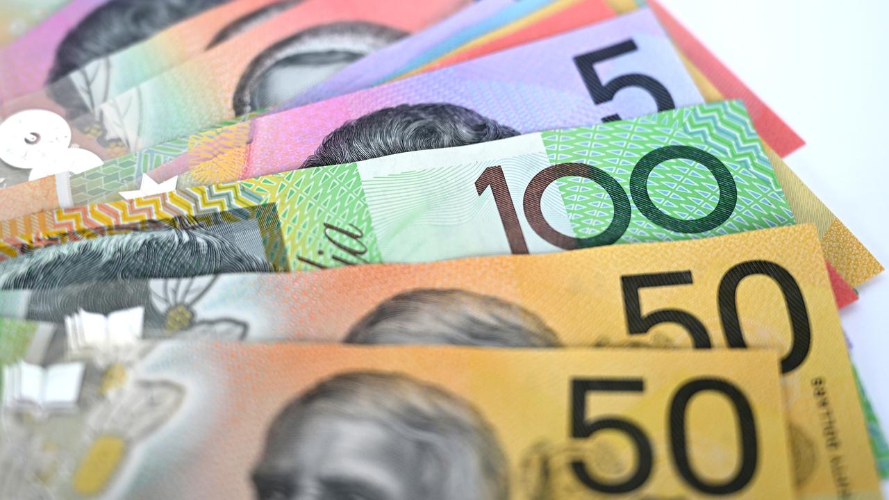 Australian banknotes (file picture)