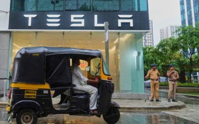 Tesla makes India debut with upscale showroom launch