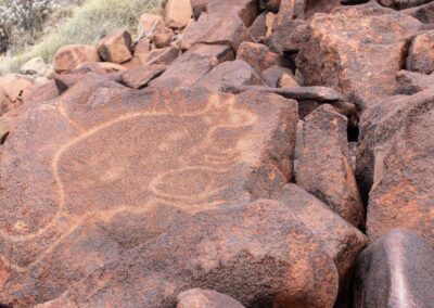 Fears heritage-listed rock art at risk from gas project