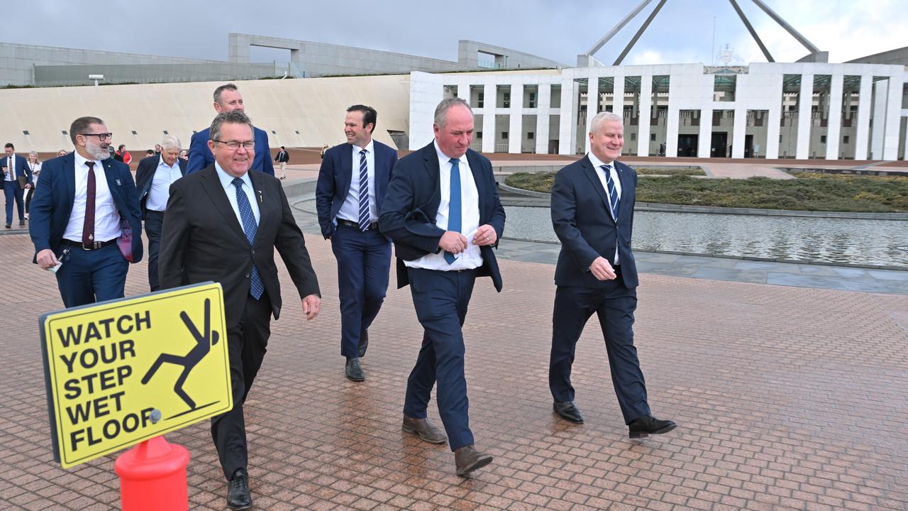 Colin Boyce, Barnaby Joyce and Michael McCormack