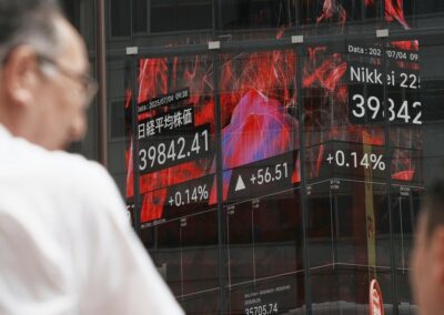 Stocks dip, dollar slumps as Trump deal deadline looms