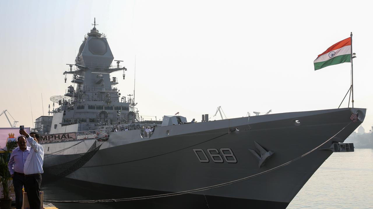 Indian INS Imphal, third stealth guided missile destroyer
