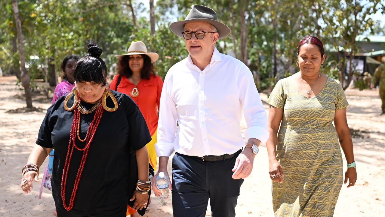 Anthony Albanese at Garma