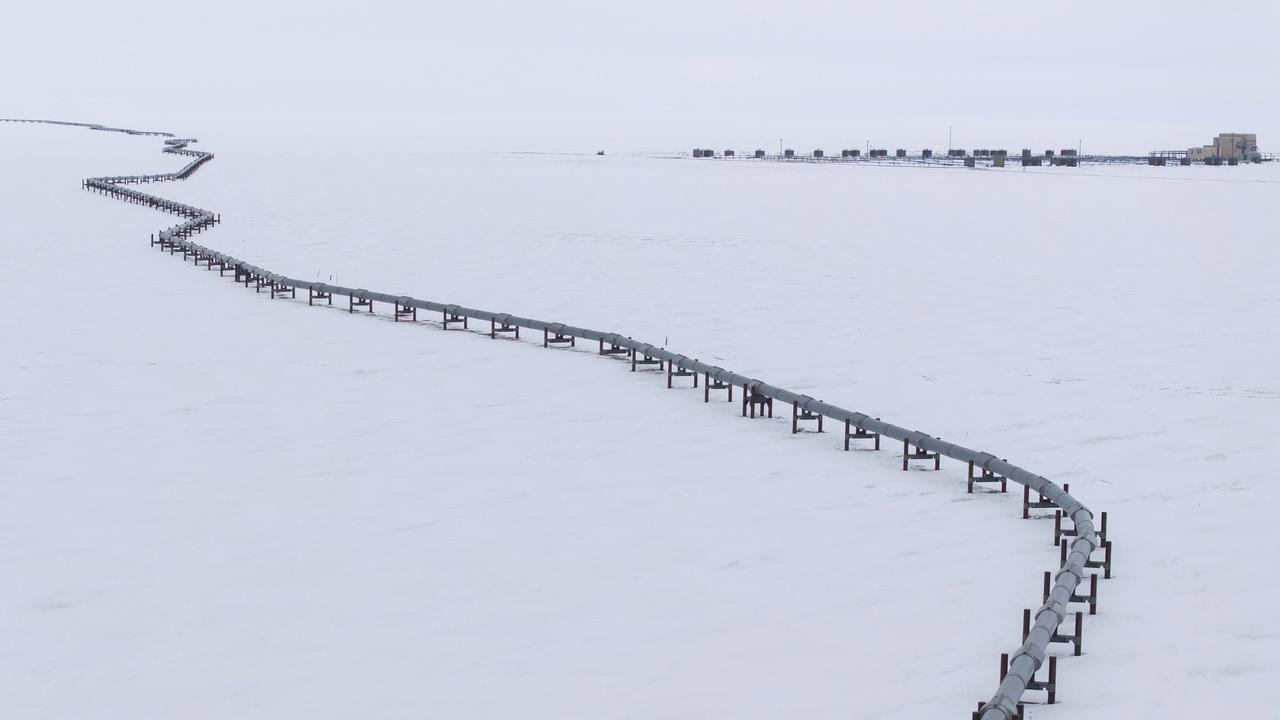 The Trans-Alaska Pipeline at Pump Station 1 