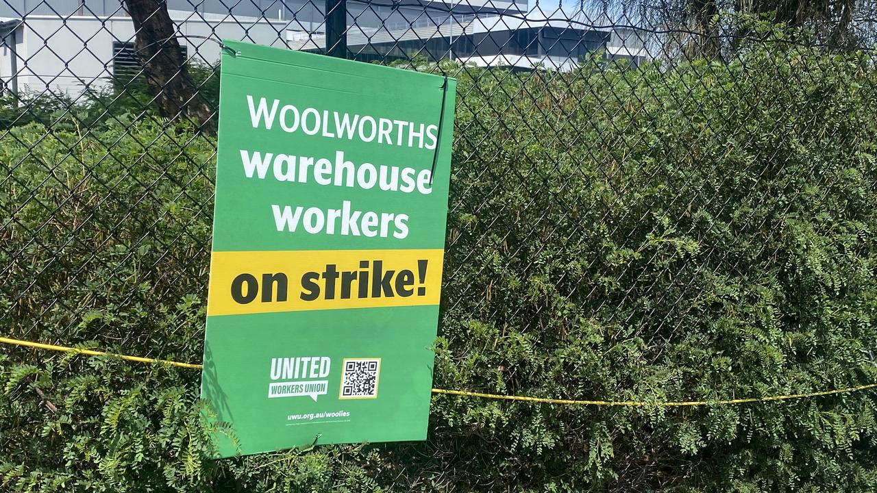 A file photo of a union sign