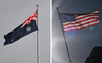 Australian minister comes face-to-face with JD Vance