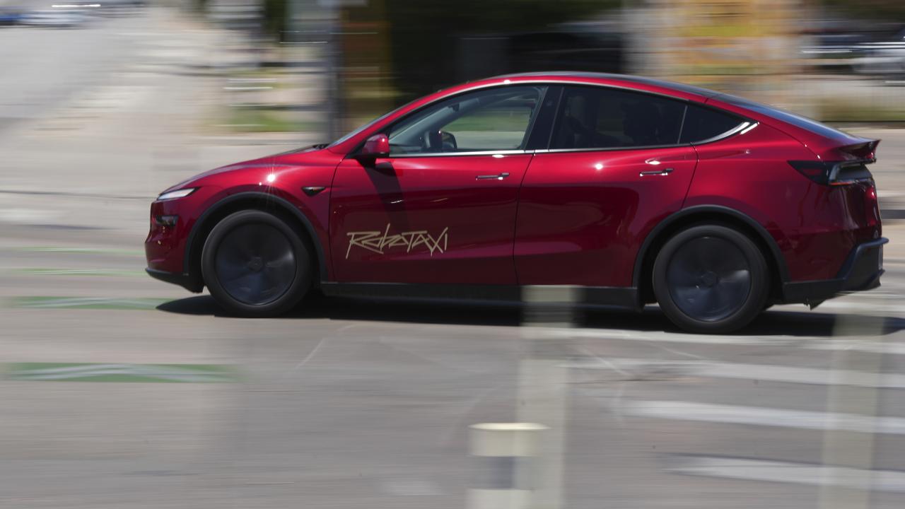 A Tesla robotaxi