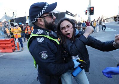 Activists arrested as students strike for Palestine