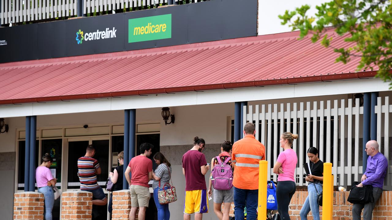 People outside Centrelink