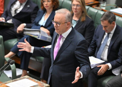 Anthony Albanese’s empty words won’t stop the genocide