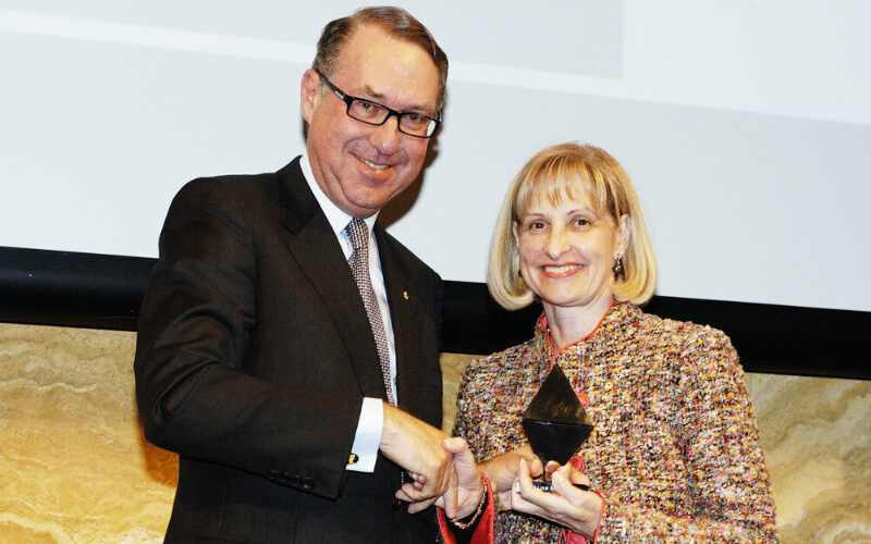 David Gonski and Jillian Segal