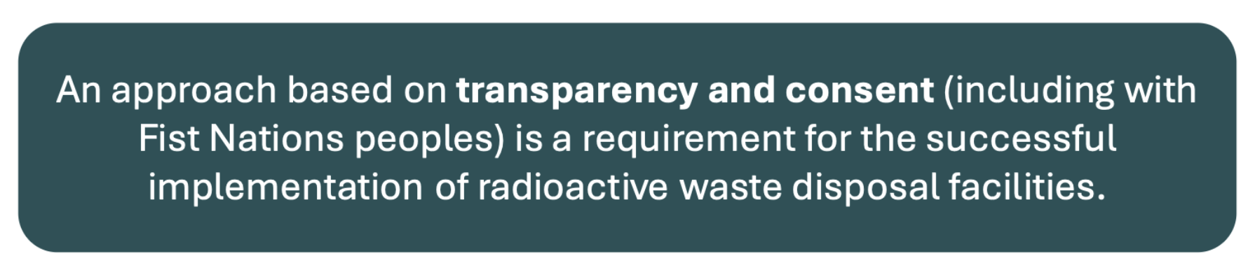 Foundational Principle (Source: Industry FOI)