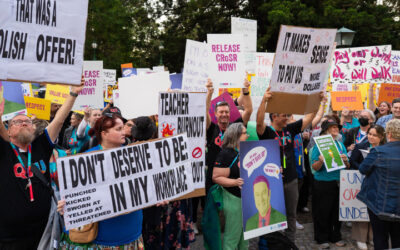 Not just about pay. Queensland teachers strike a plea for help