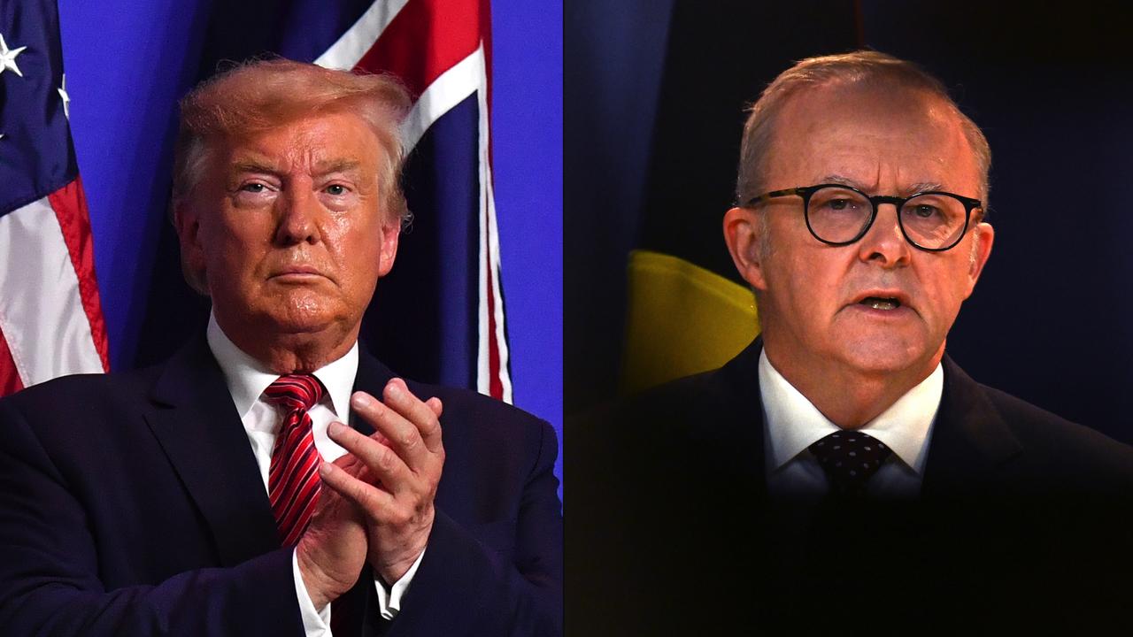 US President Donald Trump and Prime Minister Anthony Albanese