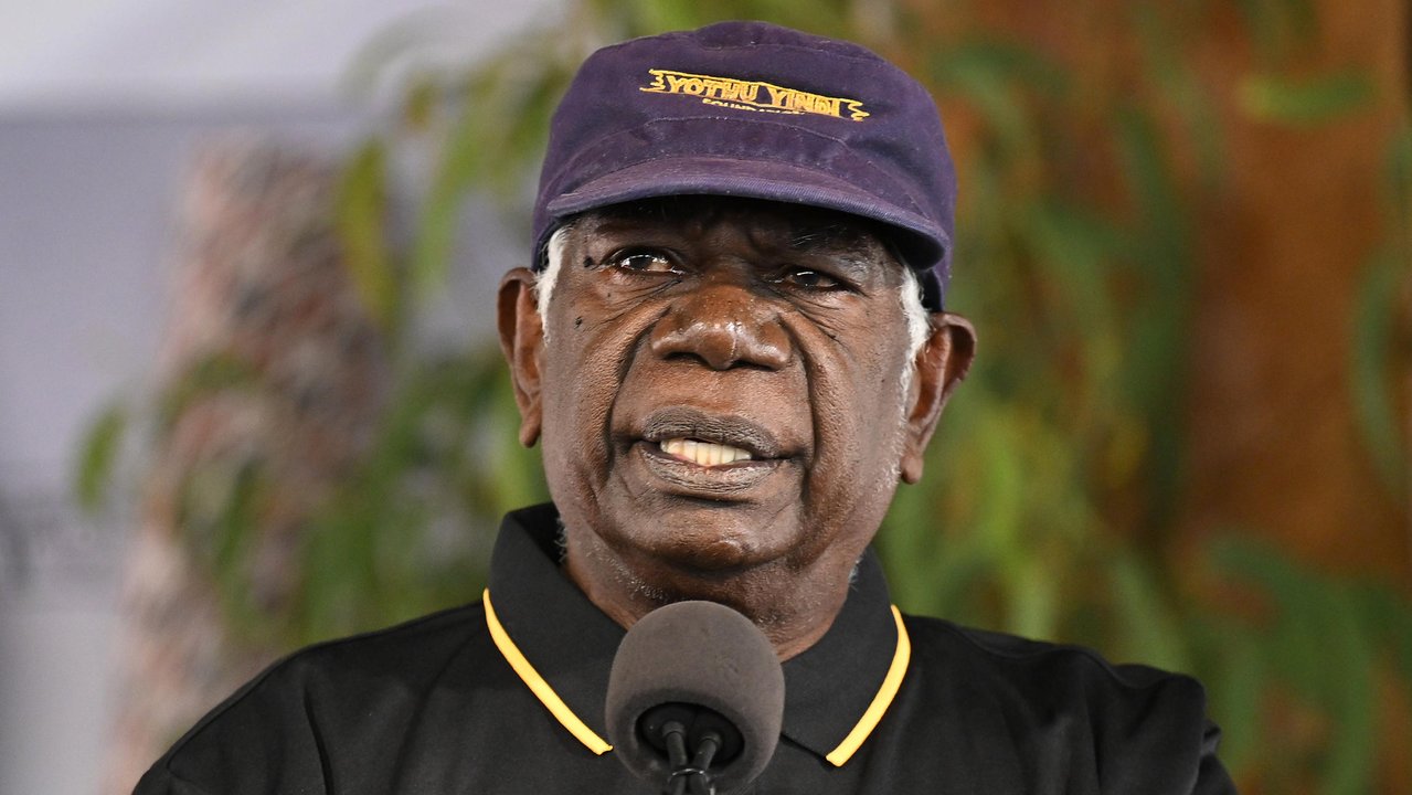 Senior Gumatj leader of the Yolngu people Djawa Yunupingu