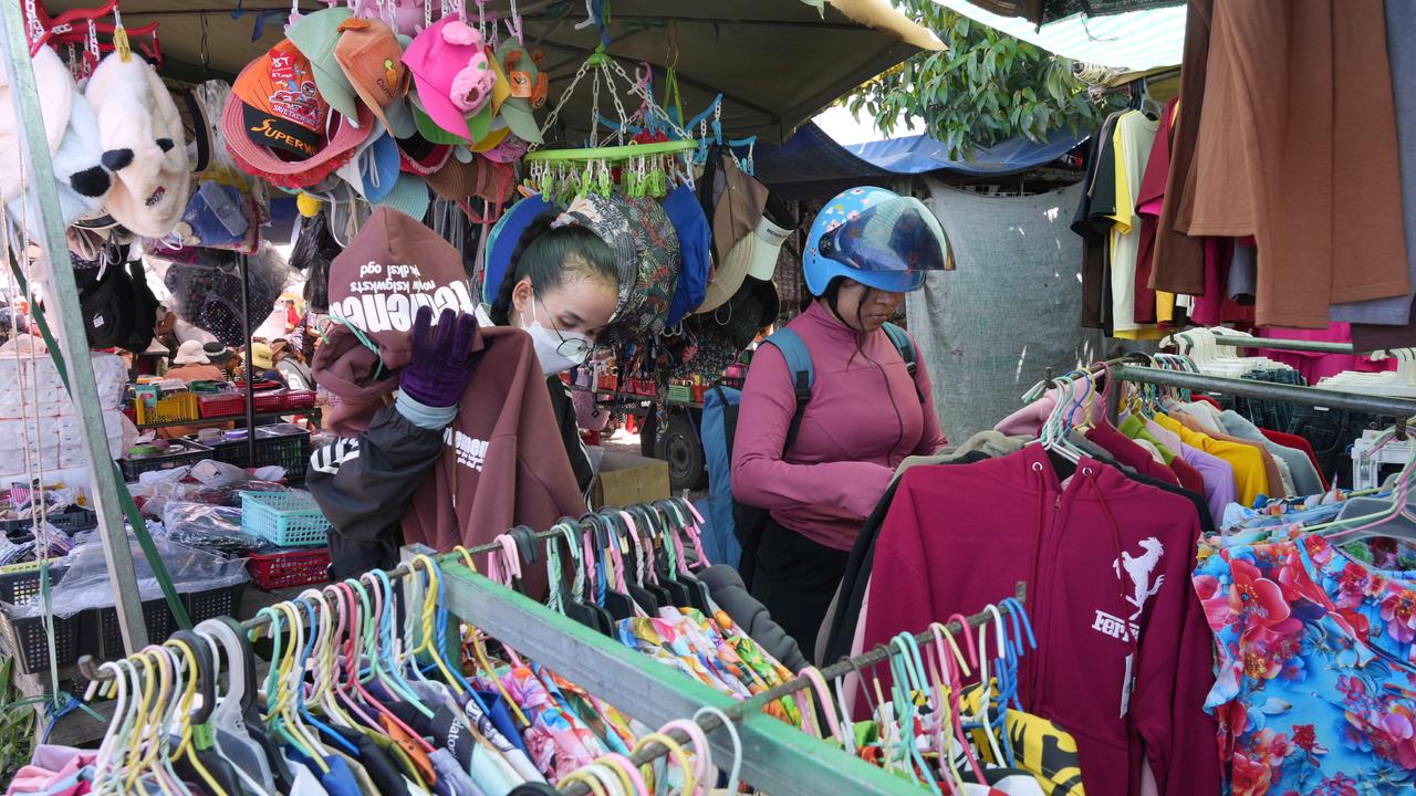 Cambodian garment workers in Phnom Penh