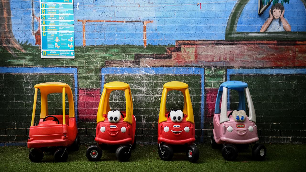 Play equipment at a childcare centre