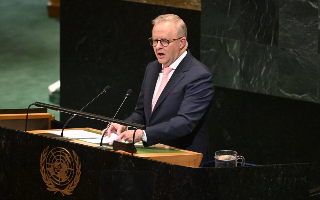 Australia champions Palestine stance, but US not happy