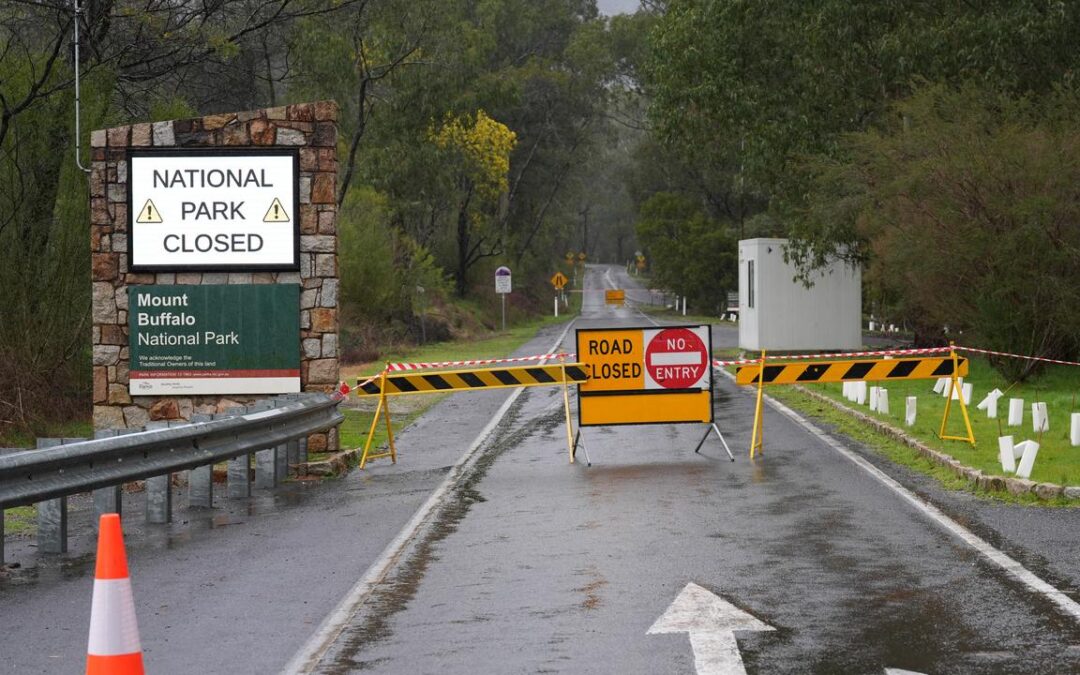 Locals plead for visitors to return to area of manhunt