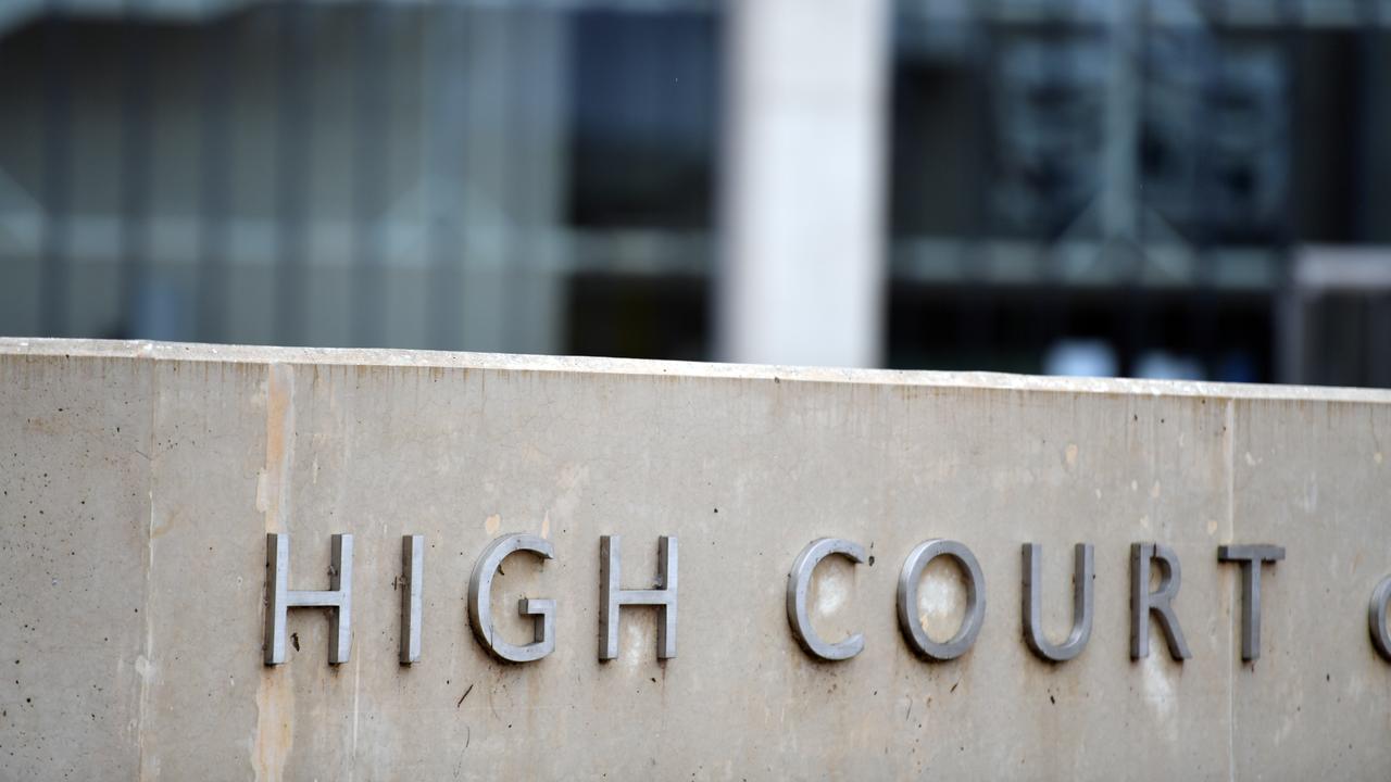 A file photo of the High Court in Canberra