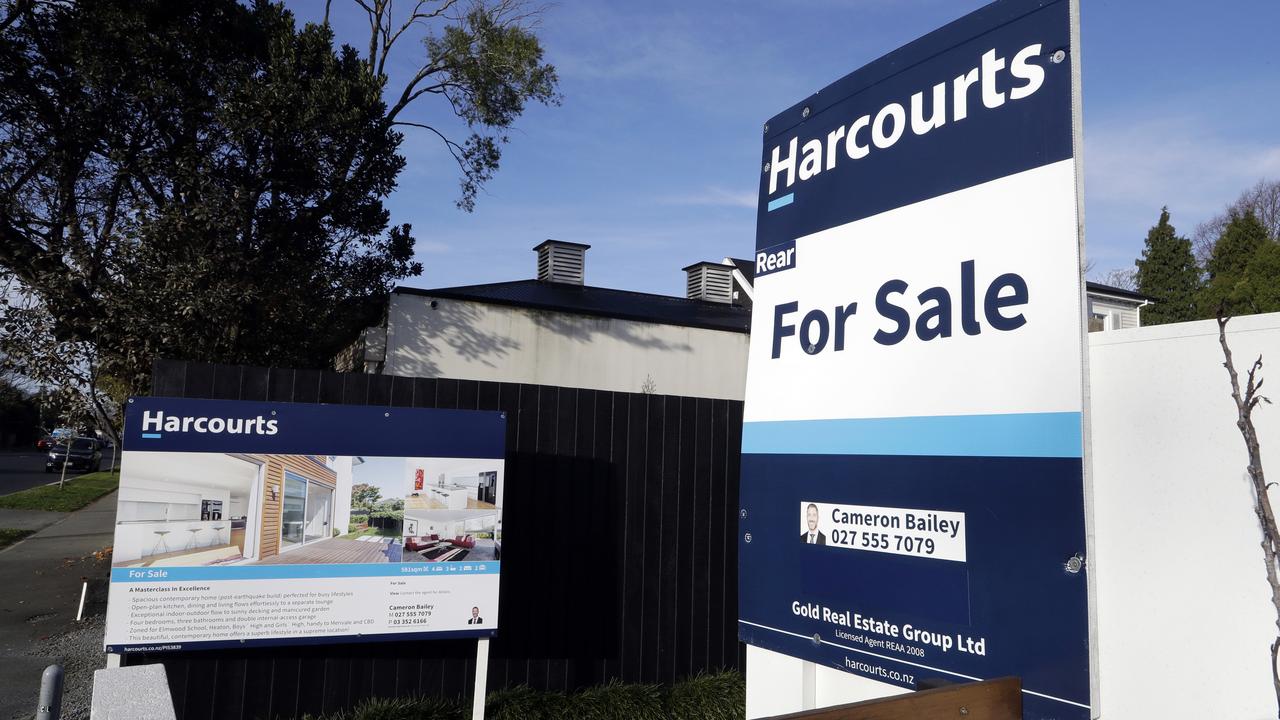 House is pictured for sale in Christchurch, New Zealand