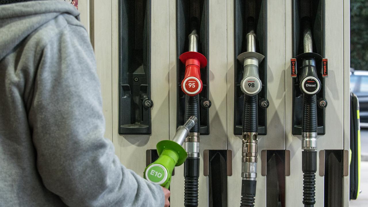A general view of a petrol station