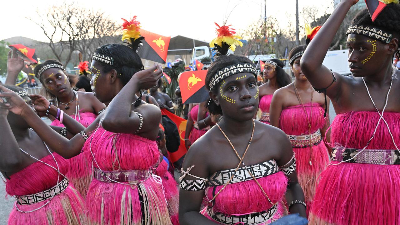 Papua New Guinea's tribal groups perform their traditional dances